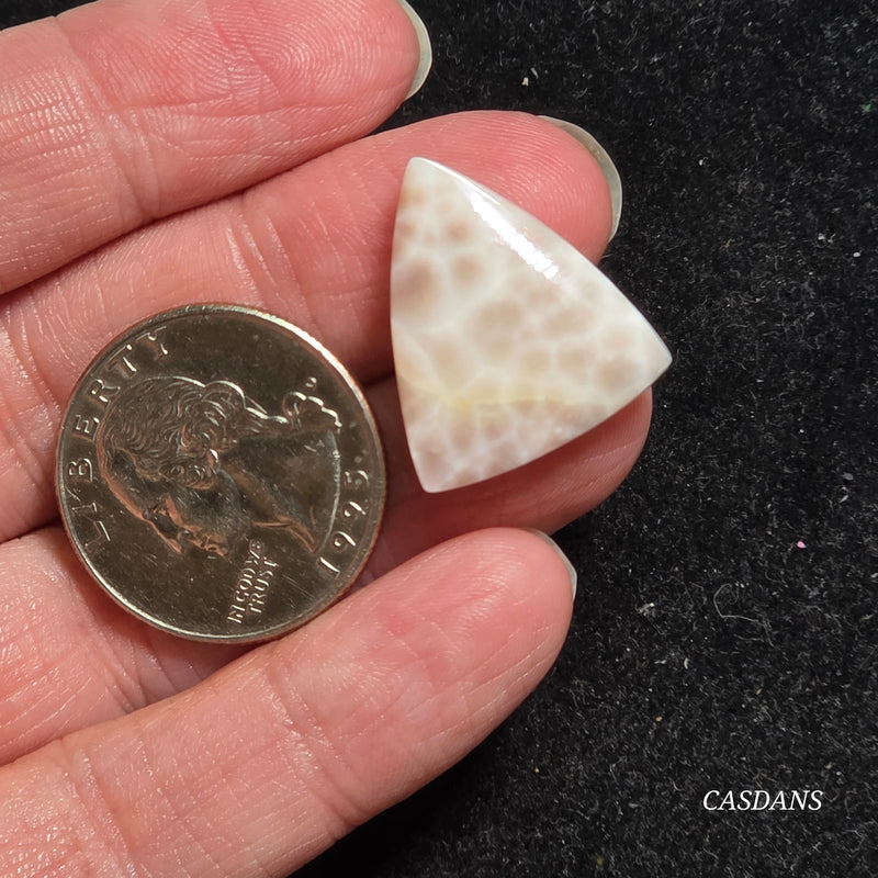 Pink Natrolite Cabochon