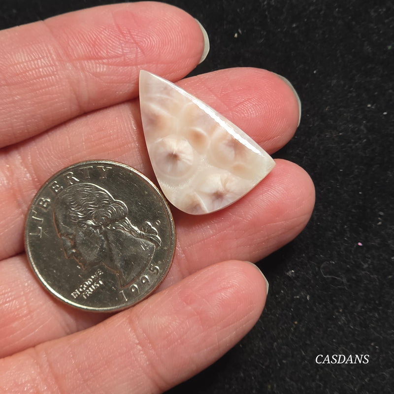 Pink Natrolite Cabochon