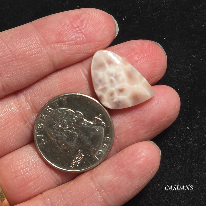 Pink Natrolite Cabochon