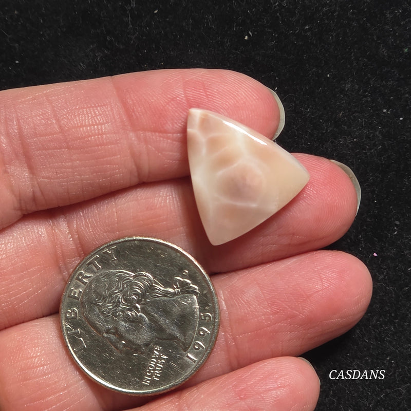 Pink Natrolite Cabochon