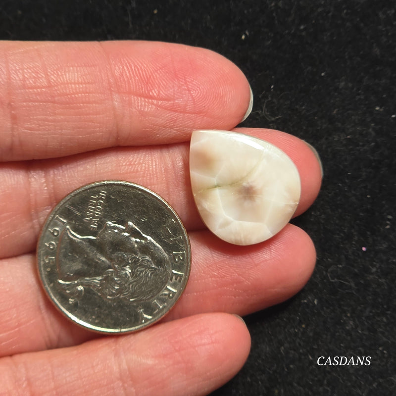 Pink Natrolite Cabochon