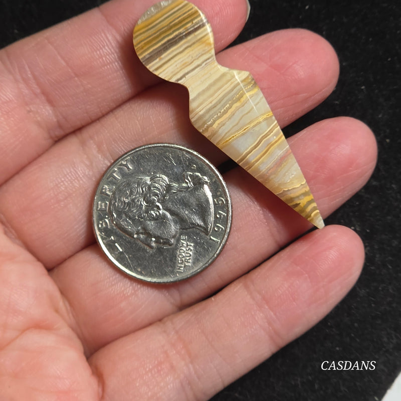 Lace Agate Kunai Cabochon