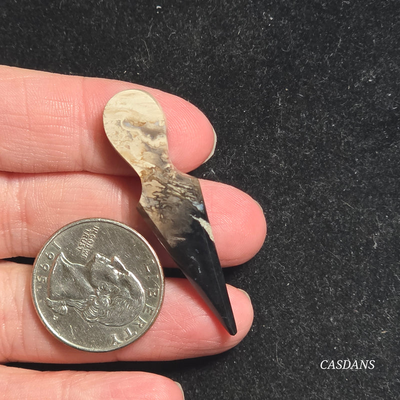 Petrified Palmroot Kunai Cabochon