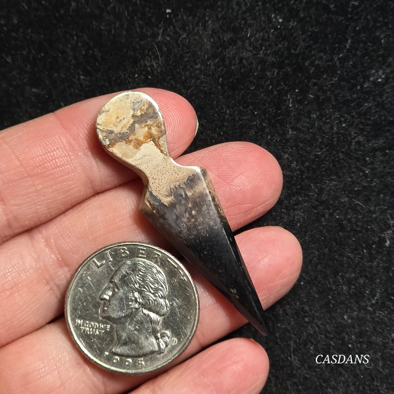 Petrified Palmroot Kunai Cabochon