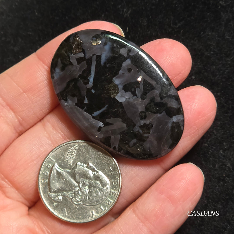 Indigo Gabbro Cabochon