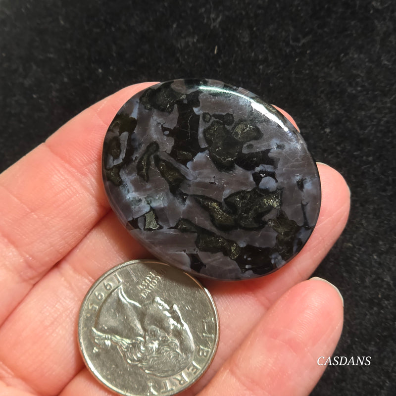 Indigo Gabbro Cabochon