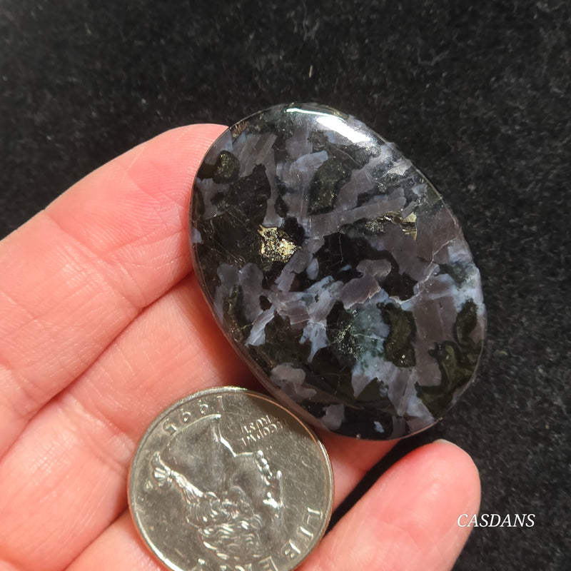 Indigo Gabbro Cabochon