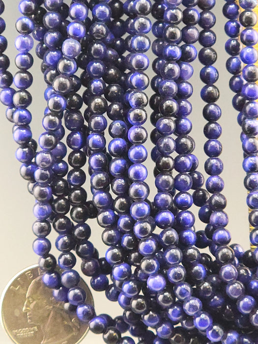 Blue Tiger's Eye Beads