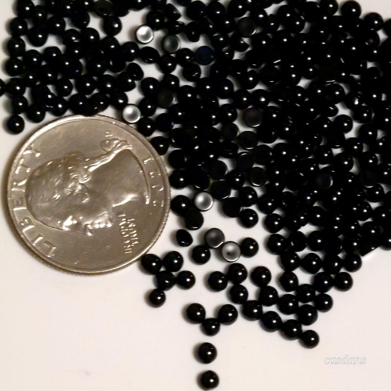Black Onyx (25 Piece Parcel) 3mm -Calibrated