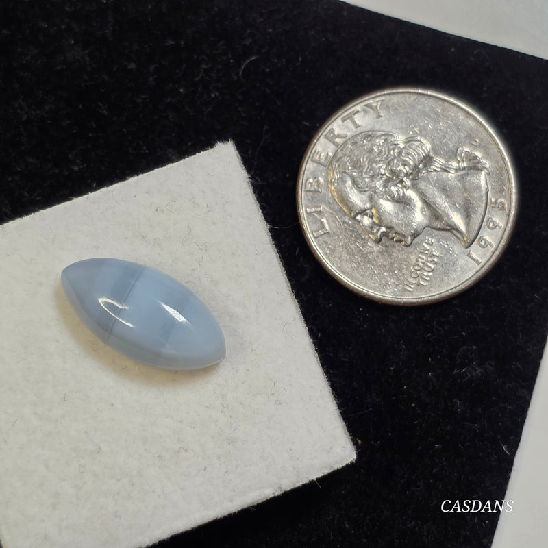 Blue Opal 9x18mm Marquis Cabochon (Mostly Blue)