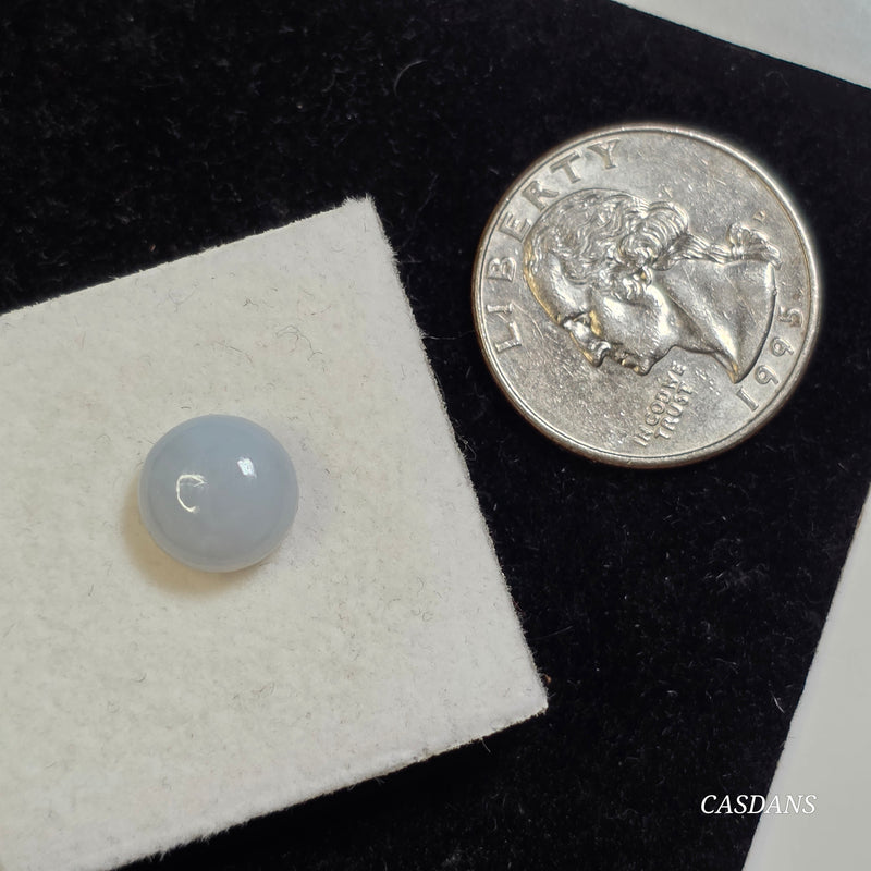 Blue Opal 10mm Round Cabochon (Mostly Blue)