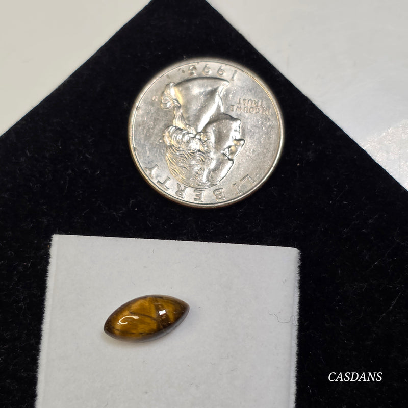 Tiger's Eye 6x12mm Marquis Cabochon