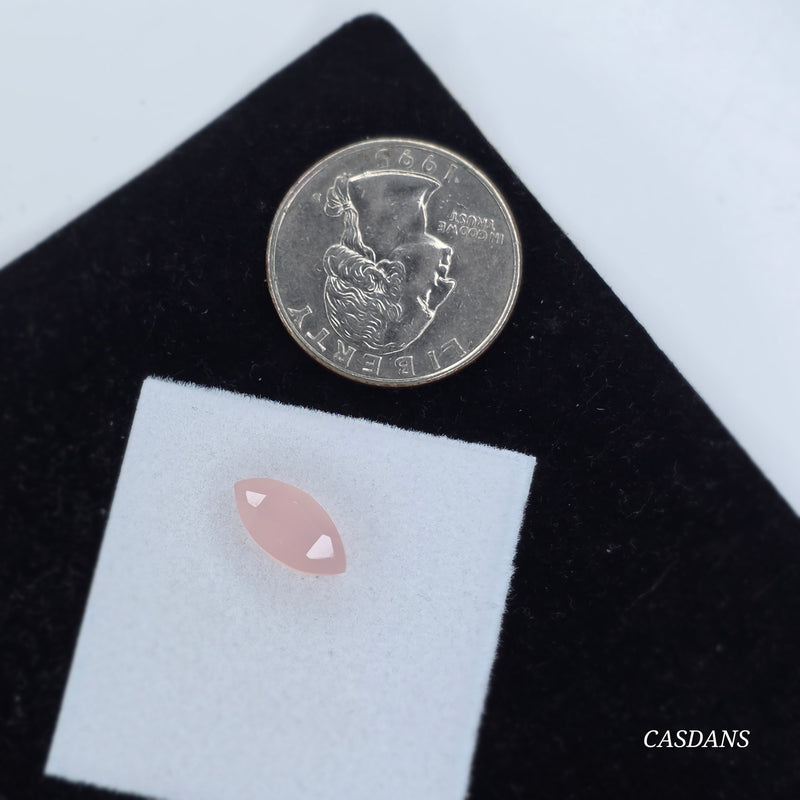 Pink Onyx 6x12mm Marquis Rosecut Cabochon