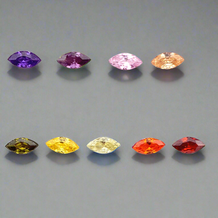 Cubic Zirconia Facets