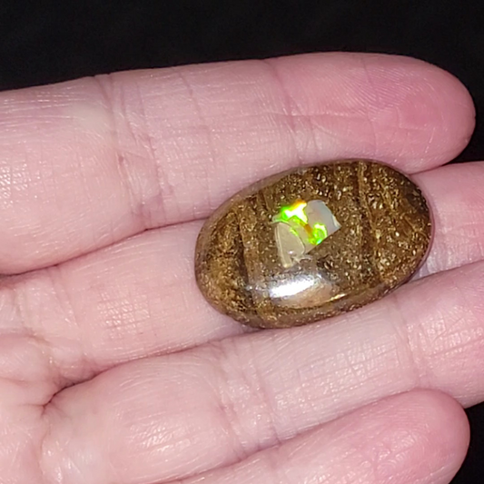 Boulder w/ Ethiopian Opal Inlay