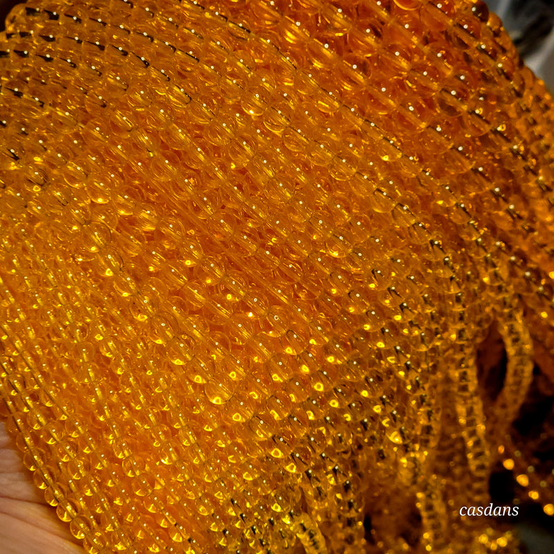 Glass Beads - Marigold
