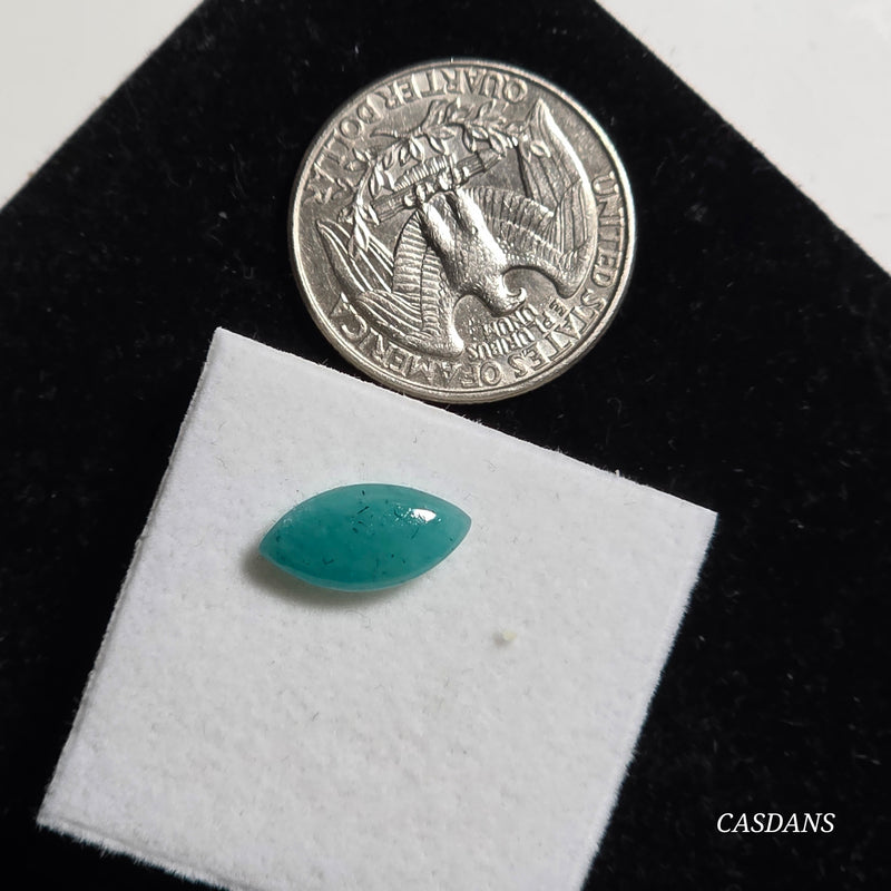 Amazonite 7x14mm Marquis Cabochon (Ring Size)