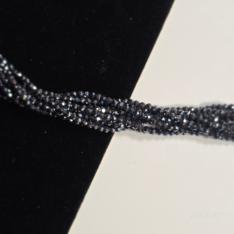 Terahertz 2mm Faceted Round Beads