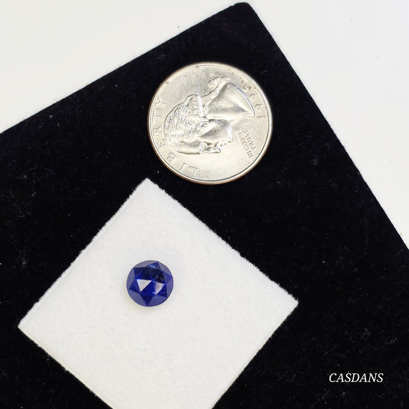 Lapis Lazuli 8mm Round Rosecut Cabochon