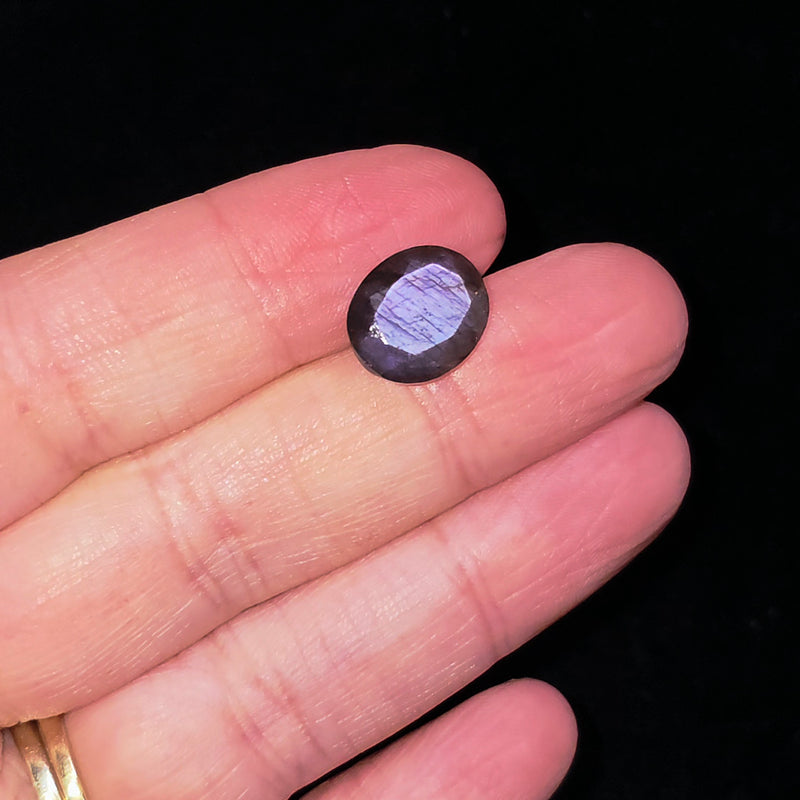 Labradorite 10x12mm Oval Facet - Calibrated