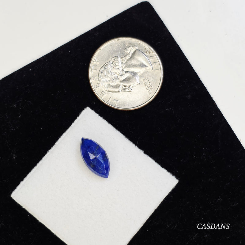 Lapis Lazuli 7x14mm Marquis Rosecut Cabochon