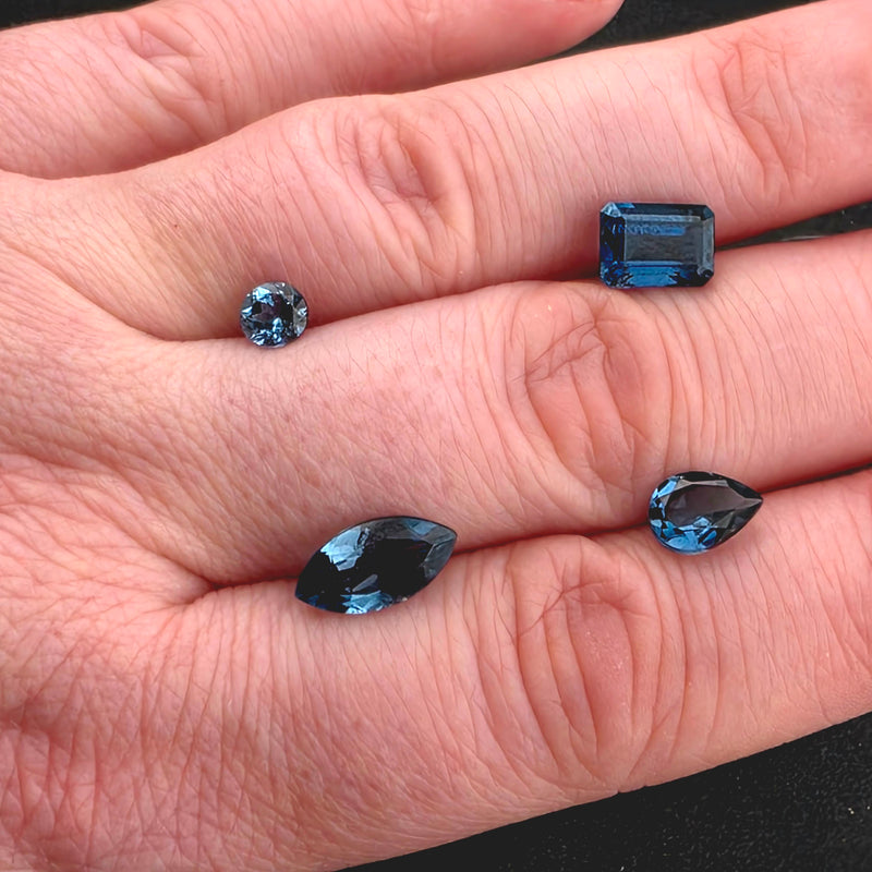 London Blue Topaz Facet - Calibrated