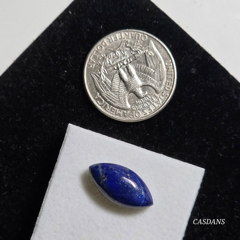 Lapis Lazuli 7x14mm Marquis Cabochon (Ring Size)