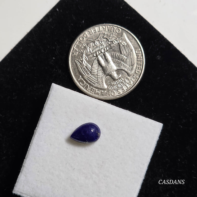 Lapis Lazuli 6x9mm Teardrop Cabochon (Ring Size)