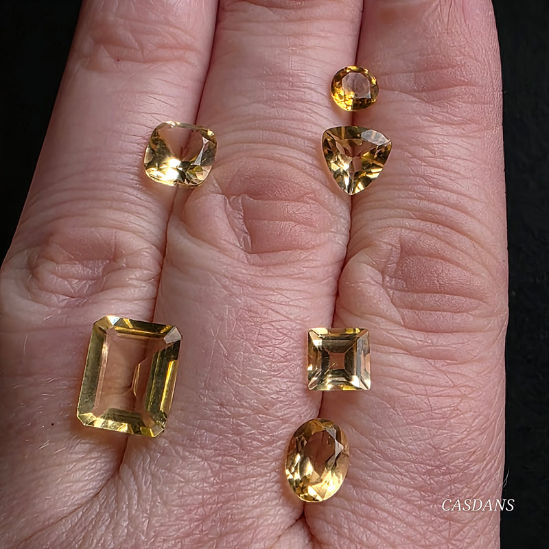Citrine Facet - Calibrated