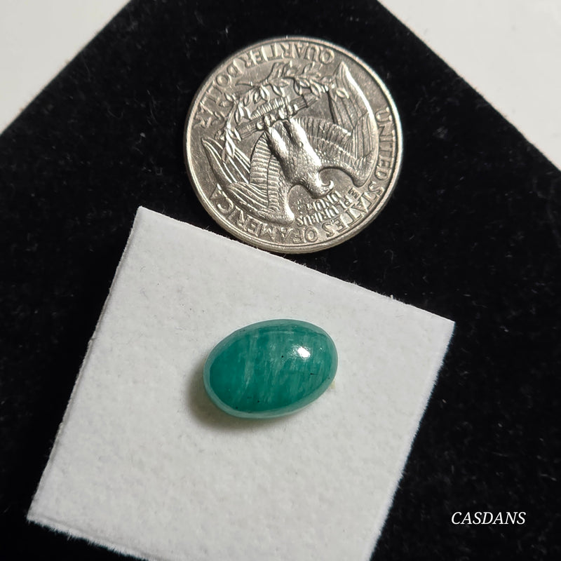 Amazonite 10x14mm Oval Cabochon (Ring Size)