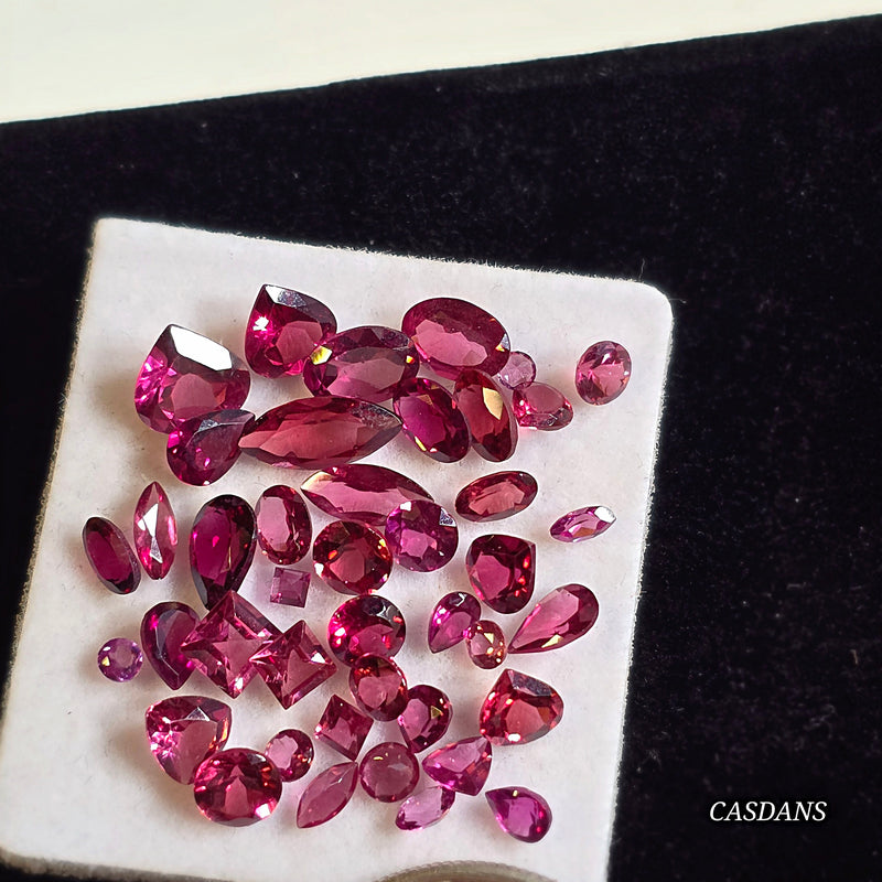 Rhodolite Garnet Facet - Calibrated
