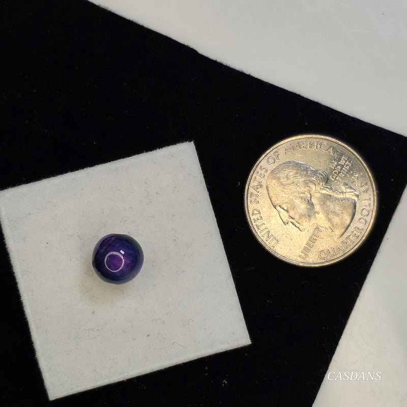 Galaxy Tiger's Eye (Dyed) 8mm Smooth Round Bead