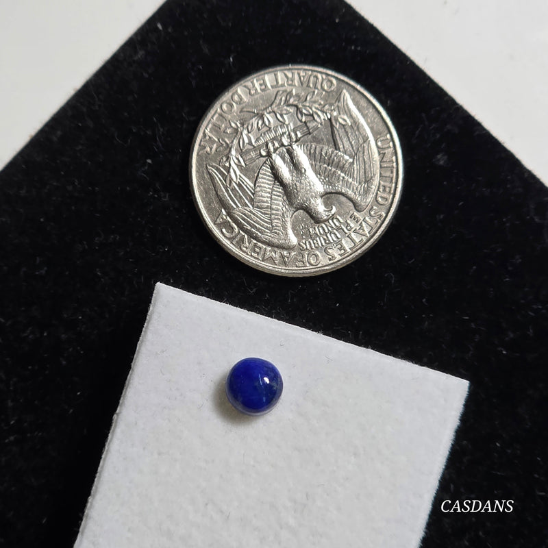Lapis Lazuli 6mm Round Cabochon (Ring Size)