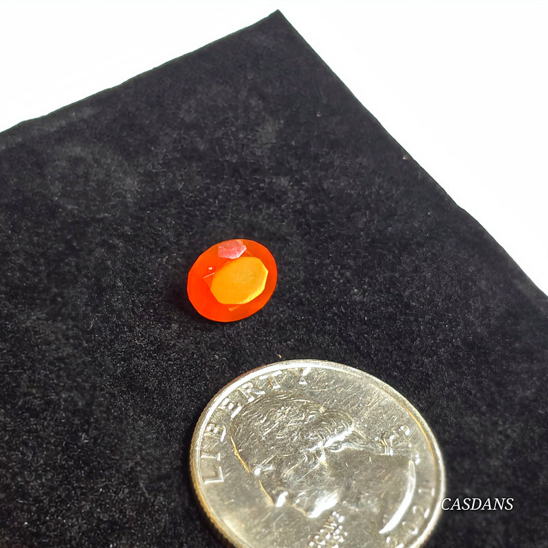 Carnelian Agate Facet -Calibrated