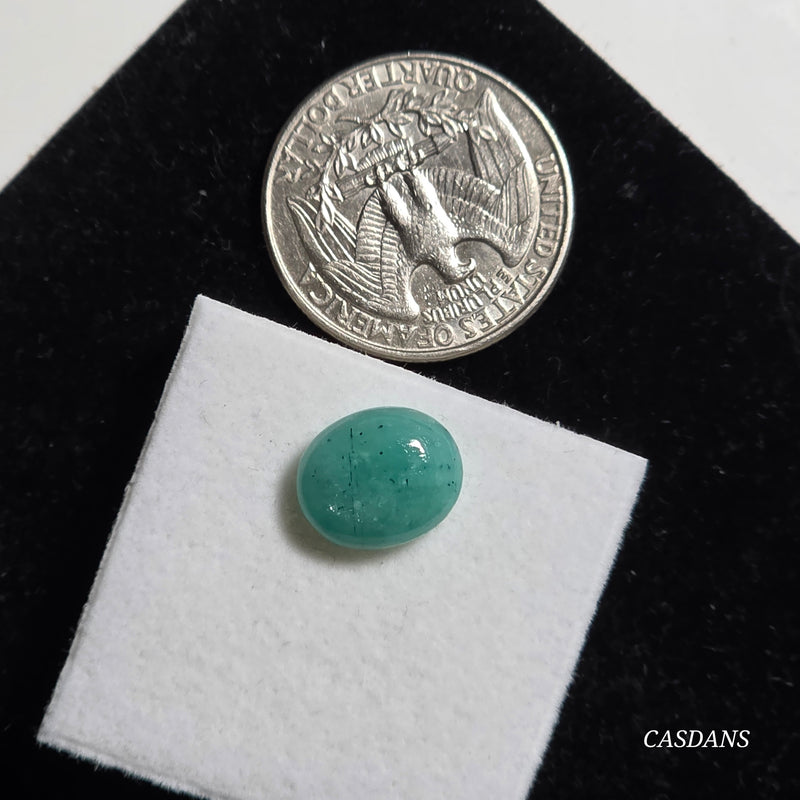 Amazonite 10x12mm Oval Cabochon (Ring Size)