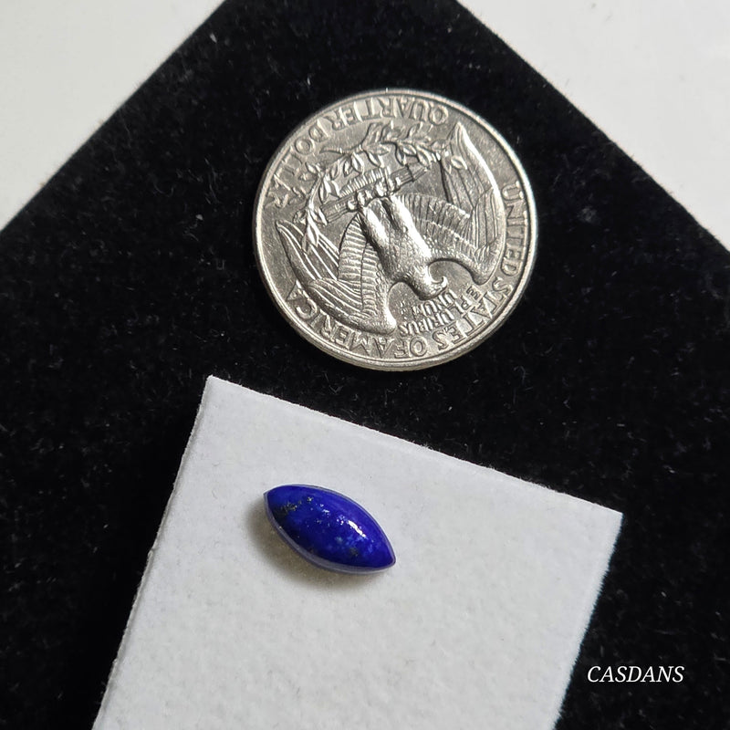 Lapis Lazuli 6x12mm Marquis Cabochon (Ring Size)