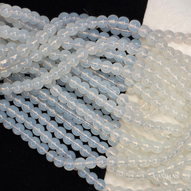 Opalite 4-5mm Smooth Round Beads