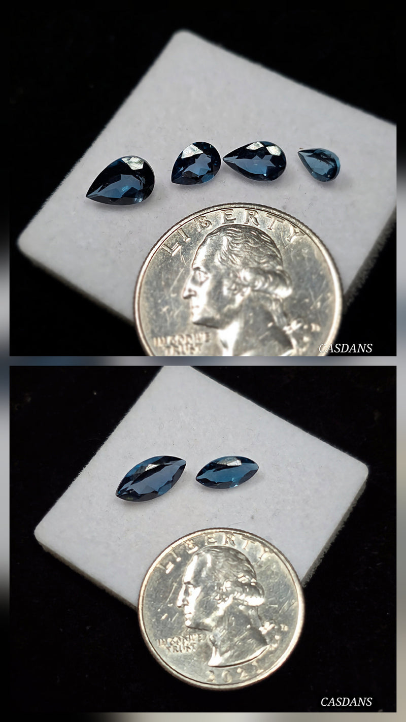 London Blue Topaz Facet - Calibrated