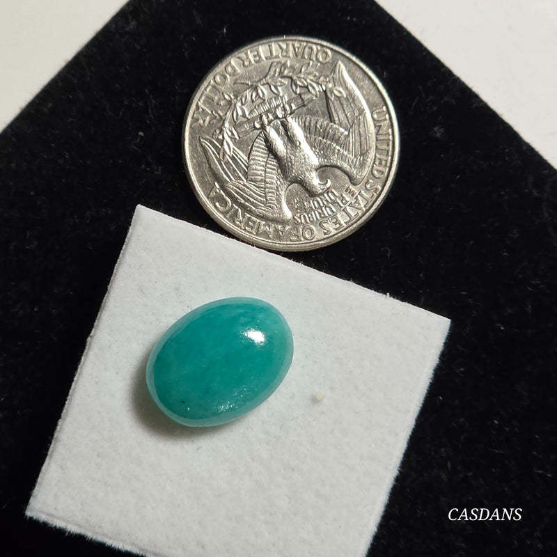 Amazonite 12x16mm Oval Cabochon (Ring Size)