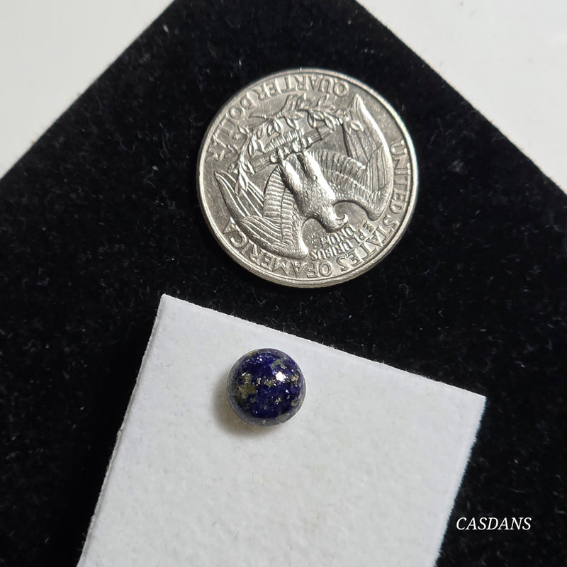 Lapis Lazuli 8mm Round Cabochon (Ring Size)
