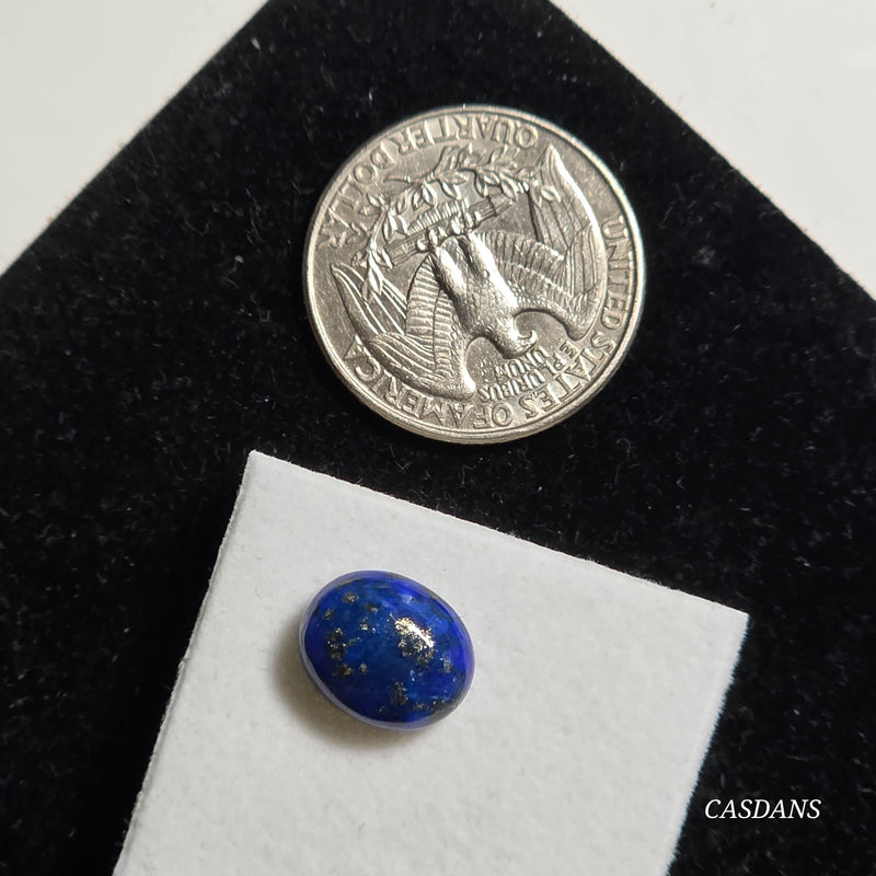 Lapis Lazuli 10x12mm Oval Cabochon (Ring Size)