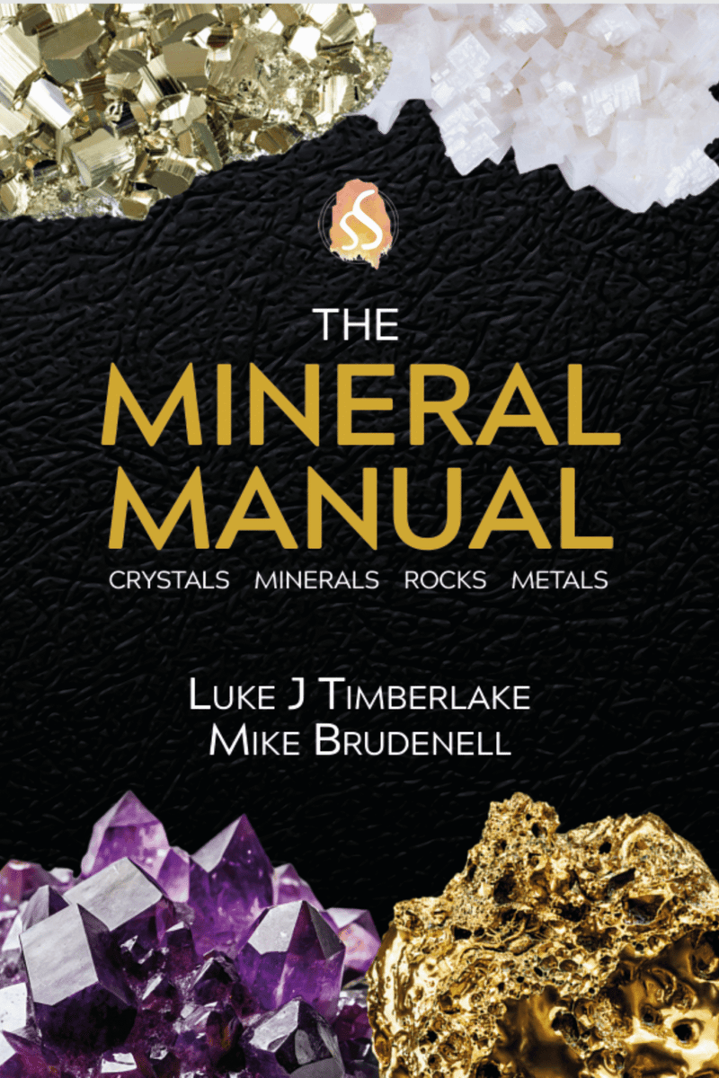 The Mineral Manual: A Complete Guide to Mineral Collecting – Luke J. Timberlake & Mike Brudenell (357 Pages, Book Format: Paperback & Hardback)