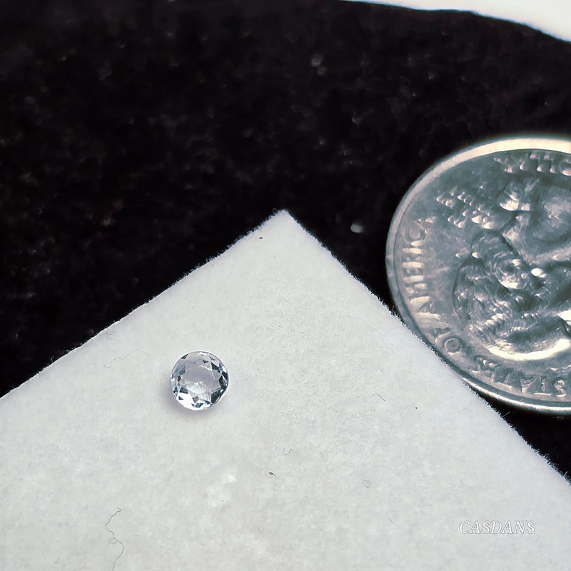 Aquamarine 4mm Round Facet