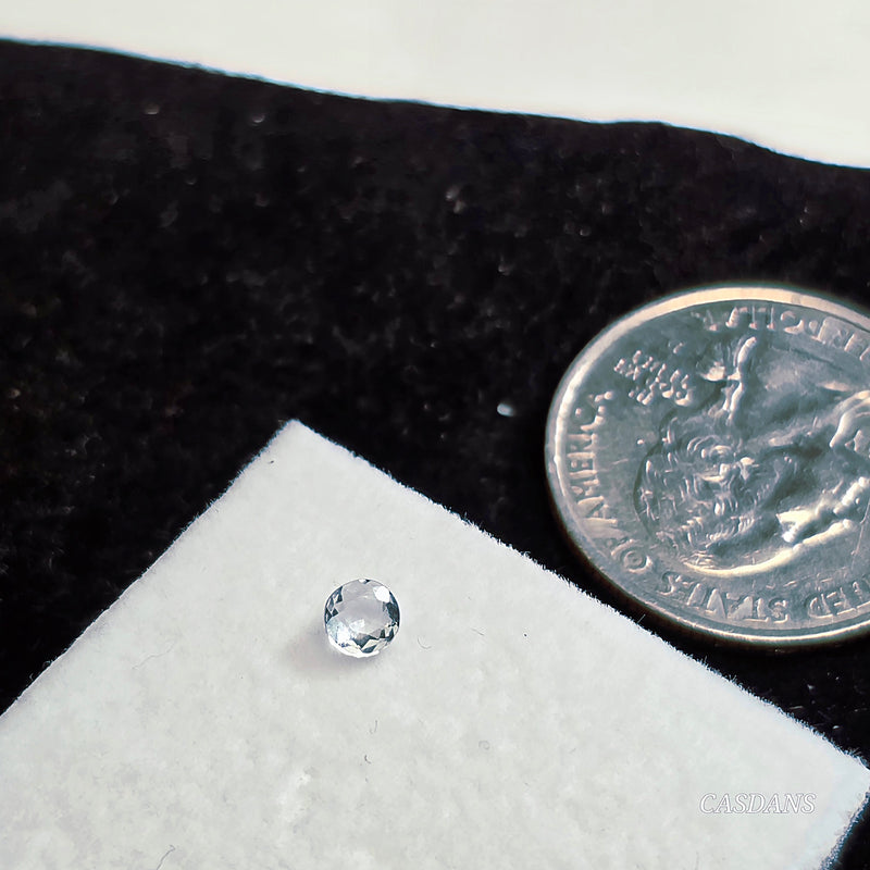 Aquamarine 3.5mm Round Facet