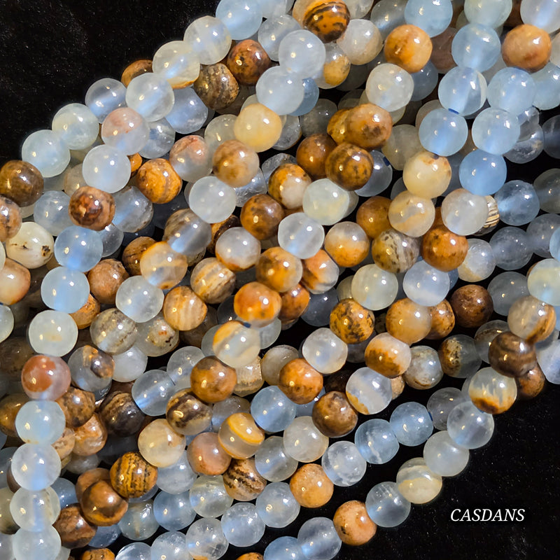 Calcite 3mm Smooth Round Beads