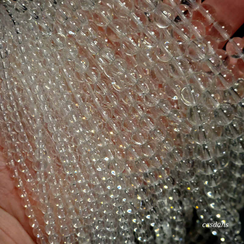 Glass Beads - Clear Rain