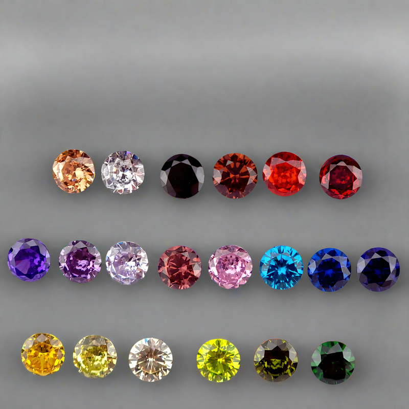 Cubic Zirconia Round Facet - Calibrated ( CZ )