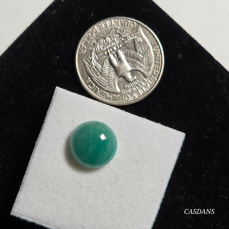 Amazonite 10mm Round Cabochon (Ring Size)