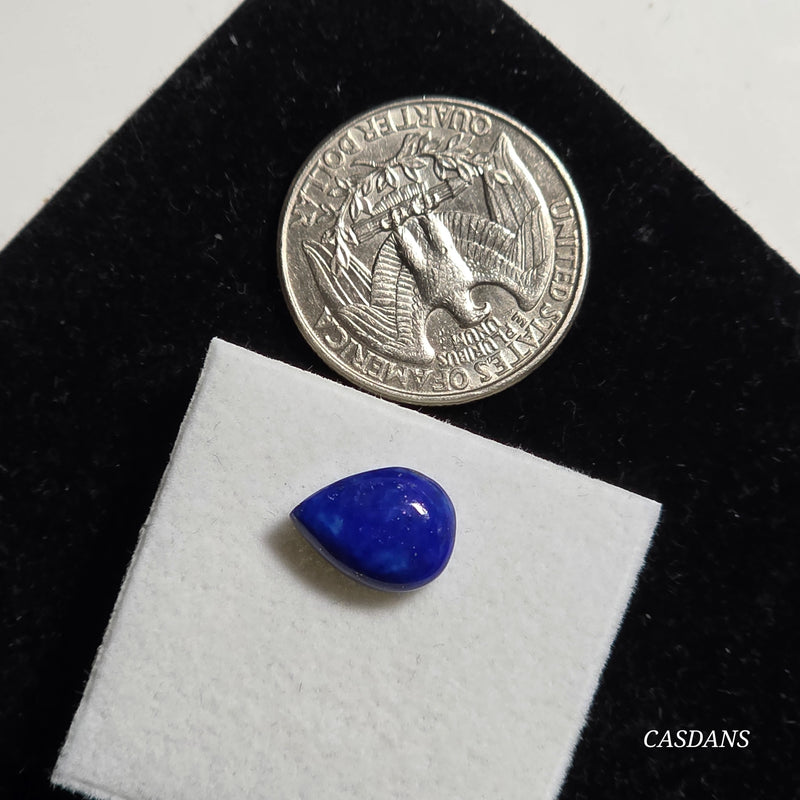 Lapis Lazuli 9x12mm Teardrop Cabochon (Ring Size)